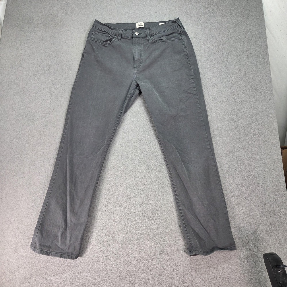Flint And Tinder Pants Mens Gray 365 Straight Fit‎ Stretch Chino Fits 30x30